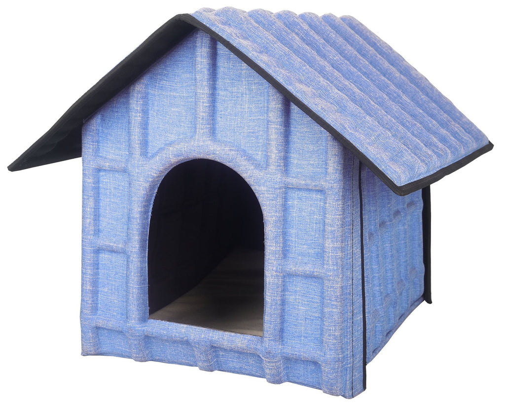 Pet Life Collapsi-Pad Folding Travel Pet House with Inner Mat
