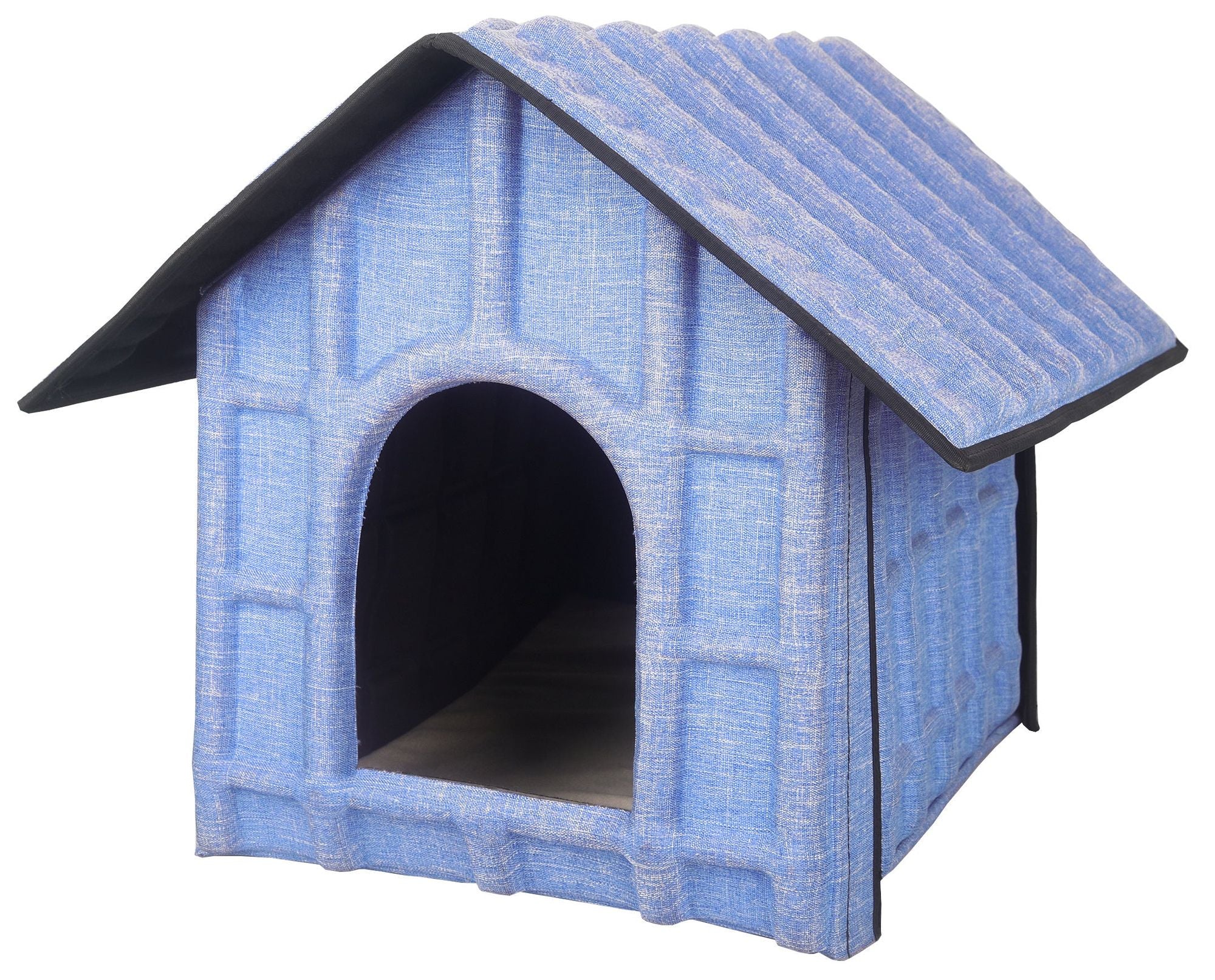 Pet Life Collapsi-Pad Folding Travel Pet House with Inner Mat