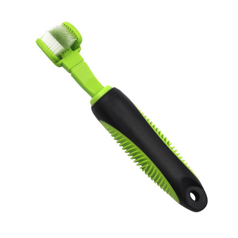 Dual-Sided Bristle Pet Toothbrush for Dogs and Cats