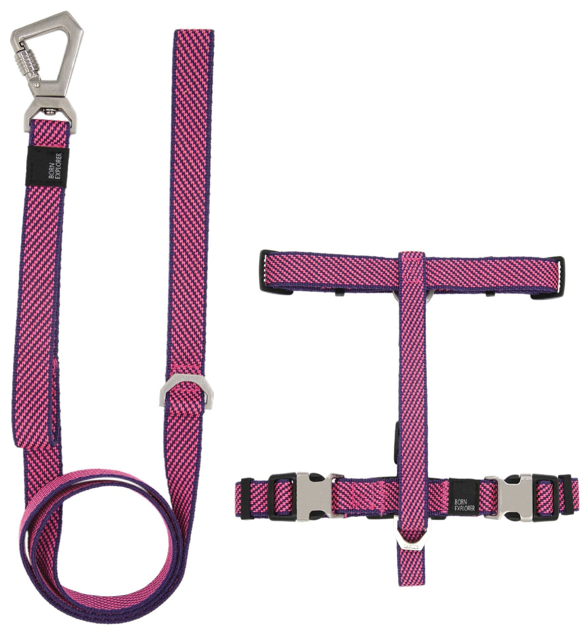 2-in-1 Convertible Dog Leash and Harness with Adjustable Pull Loop