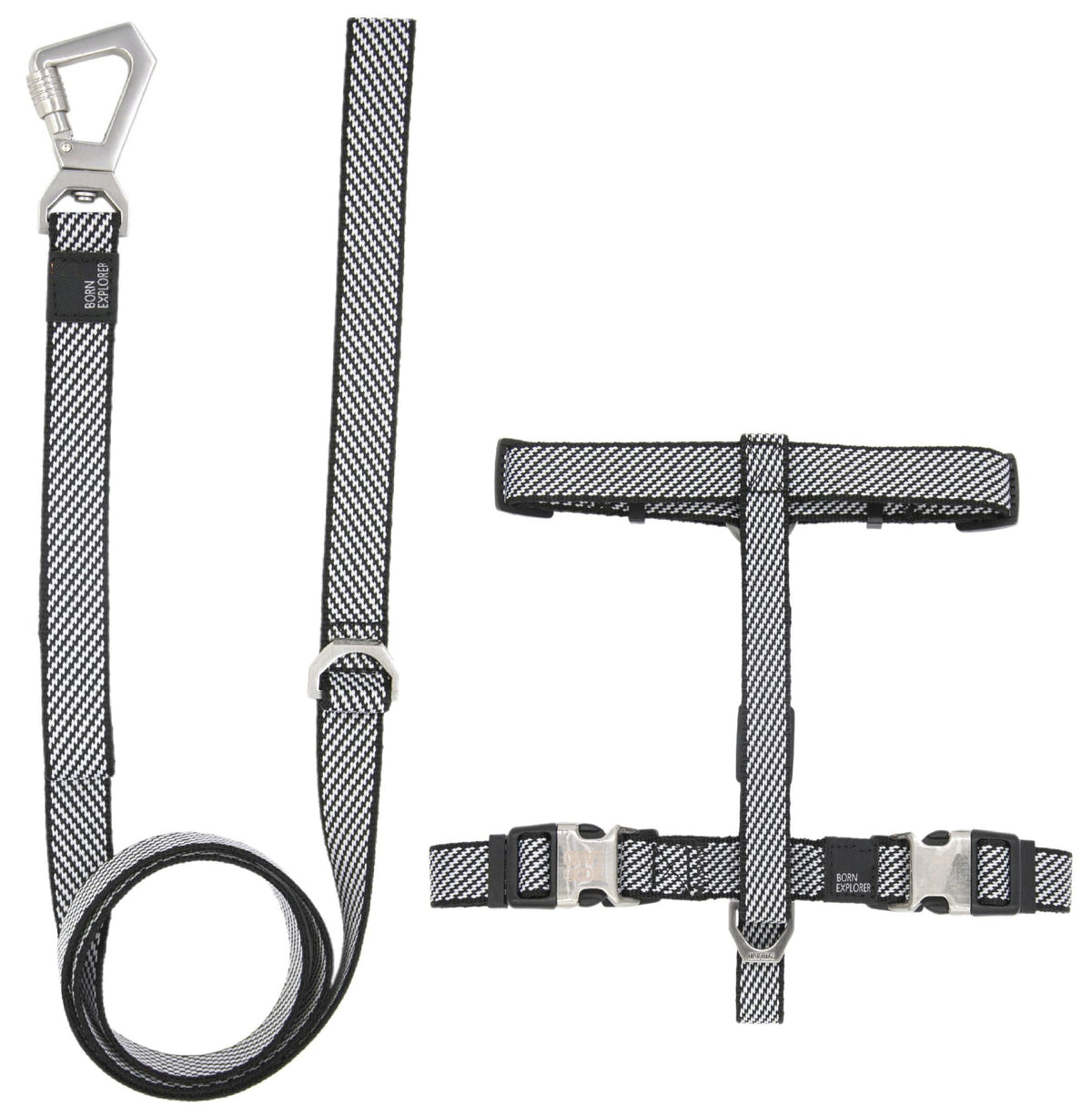 2-in-1 Convertible Dog Leash and Harness with Adjustable Pull Loop