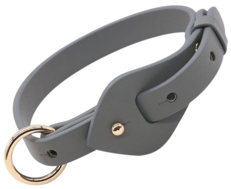 Pet Life Ever-Craft Boutique Designer Leather Dog Collar - Soft Microfiber Leather, Adjustable