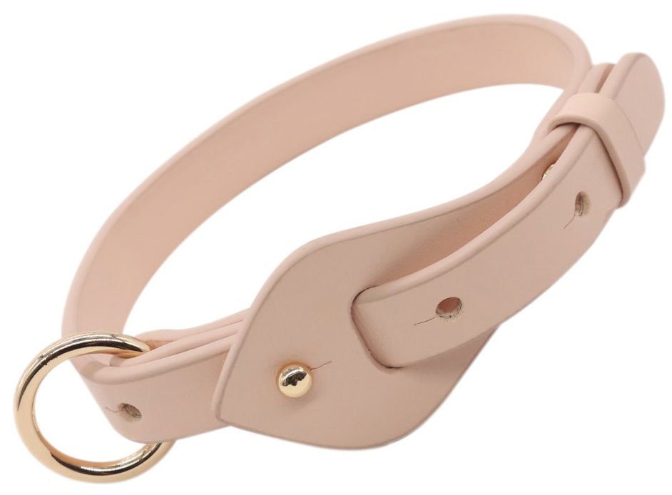 Pet Life Ever-Craft Boutique Designer Leather Dog Collar - Soft Microfiber Leather, Adjustable