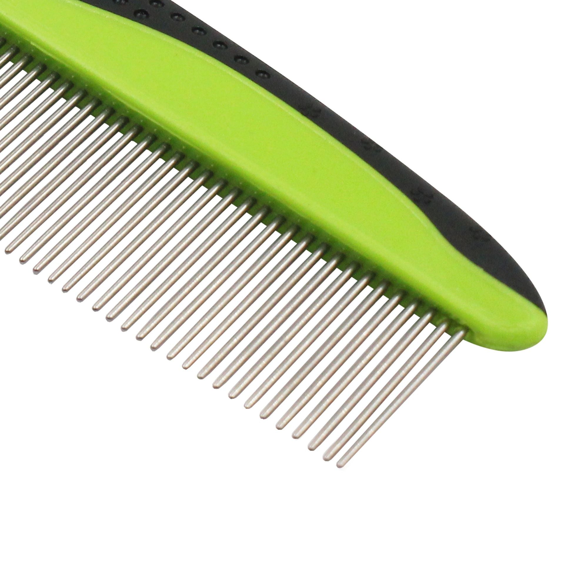 Pet Life Grip Ease' Wide & Narrow Tooth Grooming Comb