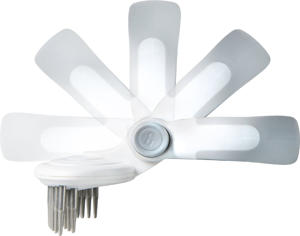 Dual-Row Undercoat Rake for Long-Haired Dogs and Cats