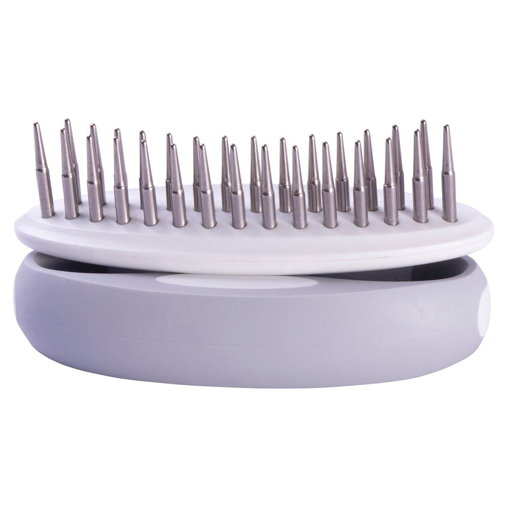 Dual-Row Undercoat Rake for Long-Haired Dogs and Cats