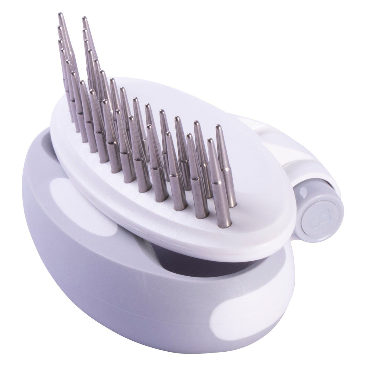 Dual-Row Undercoat Rake for Long-Haired Dogs and Cats