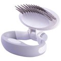 Dual-Row Undercoat Rake for Long-Haired Dogs and Cats