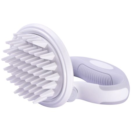 Swivel Travel flexible Massage Pet Brush with Locking Handle