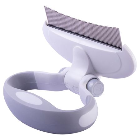 Travel-Ready Swivel Pin Comb for Curly Coats and Detangling