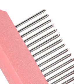 2-in-1 Swivel Travel Grooming Comb and Deshedder for Dogs and Cats