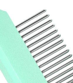 2-in-1 Swivel Travel Grooming Comb and Deshedder for Dogs and Cats