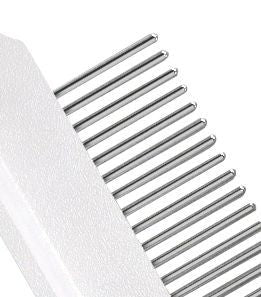 2-in-1 Swivel Travel Grooming Comb and Deshedder for Dogs and Cats