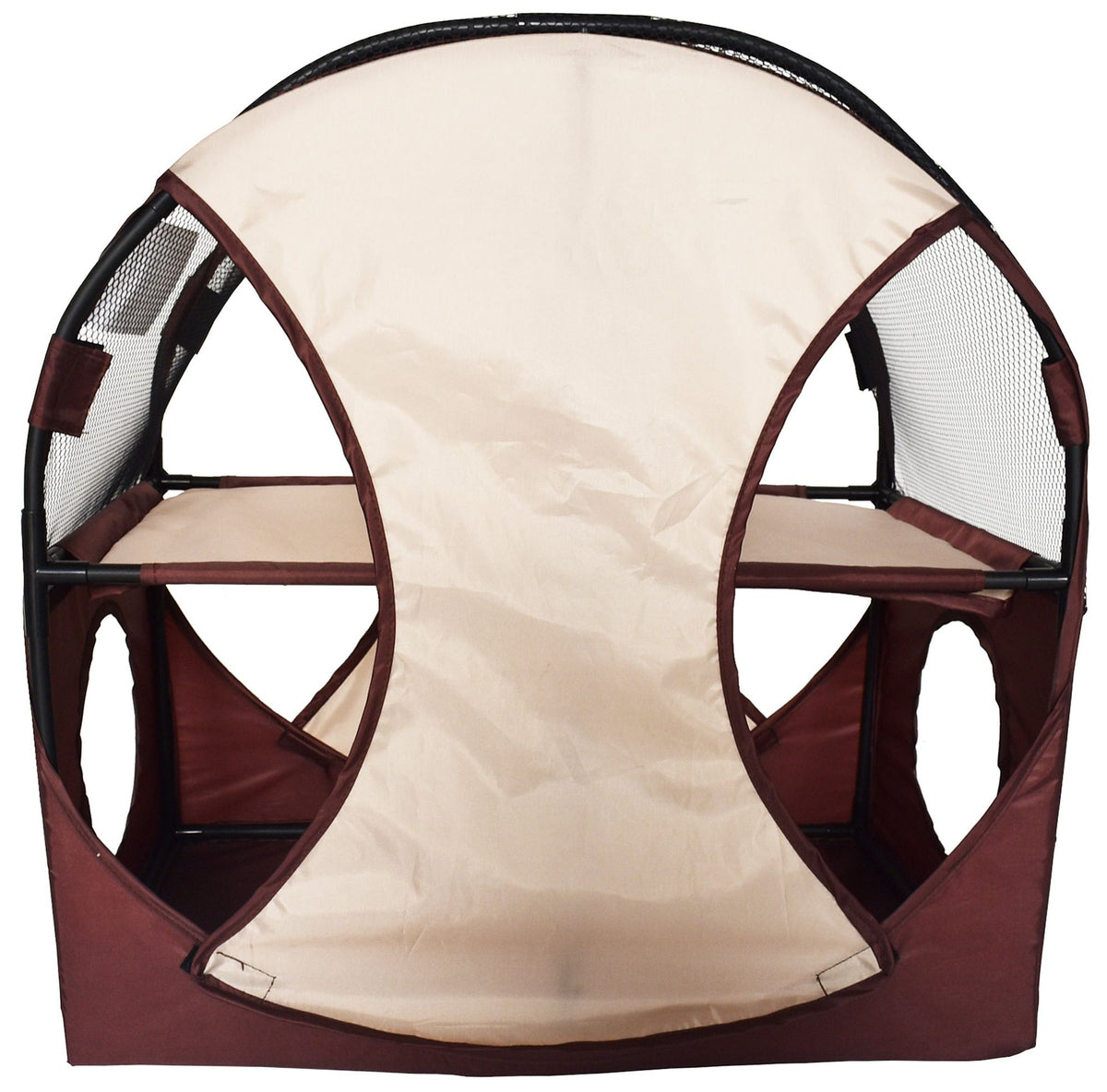 Collapsible Obstacle Cat House for Play and Lounging
