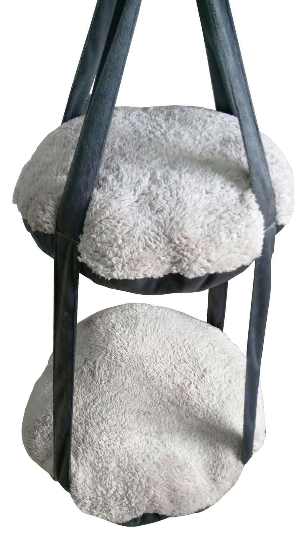 Dual-Sided Reversible Cat Hammock Lounge for Wall or Ceiling Hanging