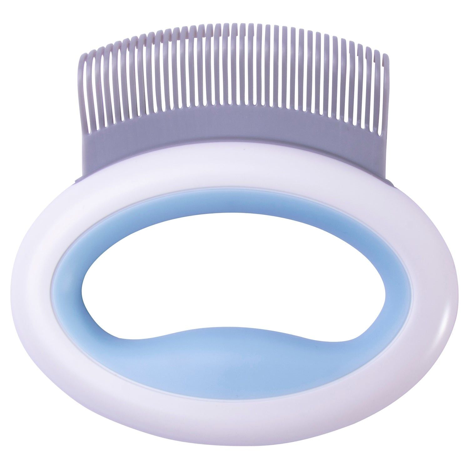Pet Life 'Knuckler' Flexible Grooming Rake Comb - Travel Friendly