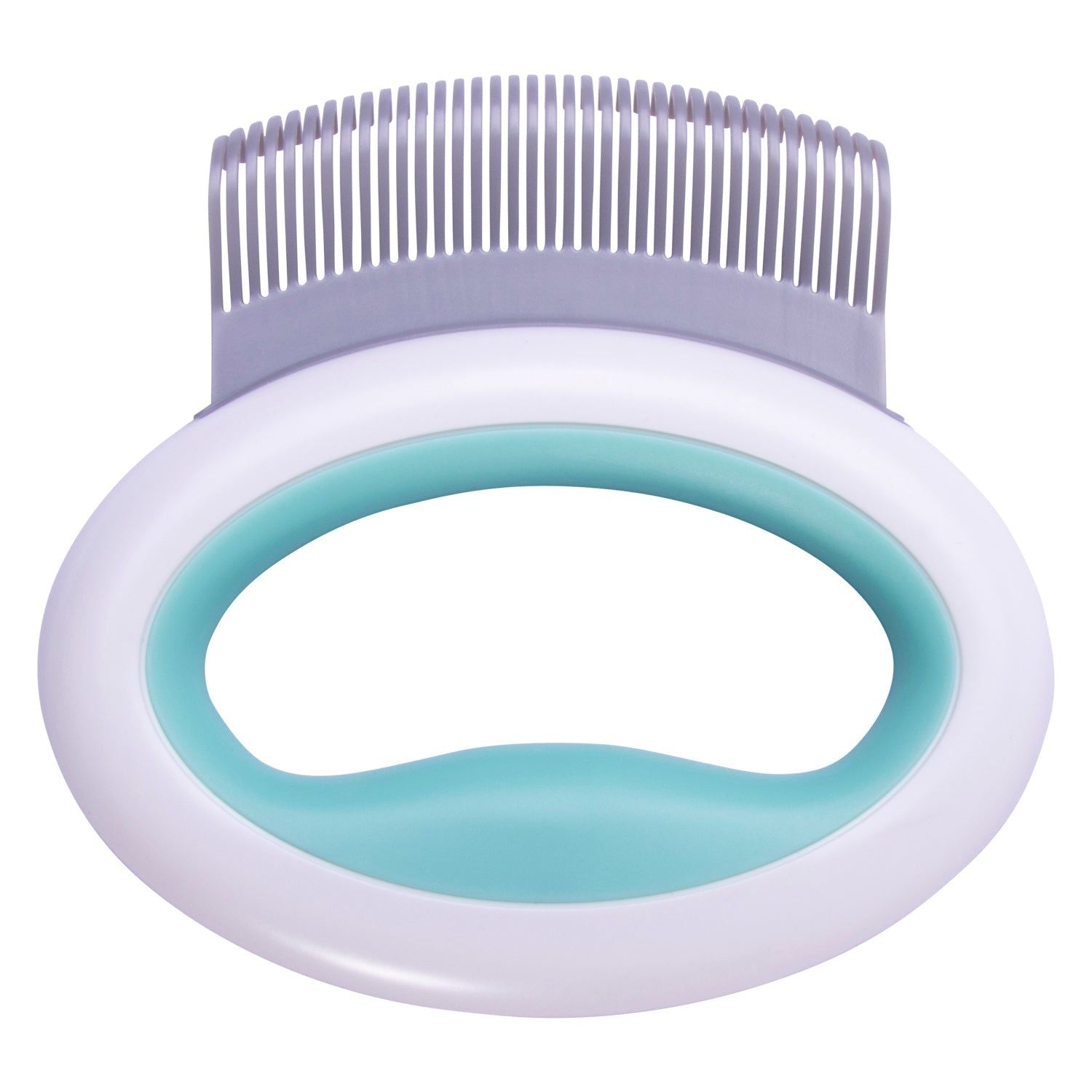 Pet Life 'Knuckler' Flexible Grooming Rake Comb - Travel Friendly