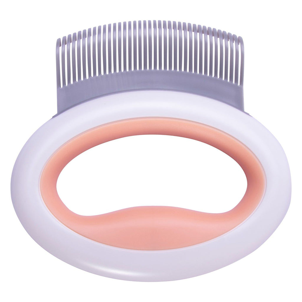 Pet Life 'Knuckler' Flexible Grooming Rake Comb - Travel Friendly