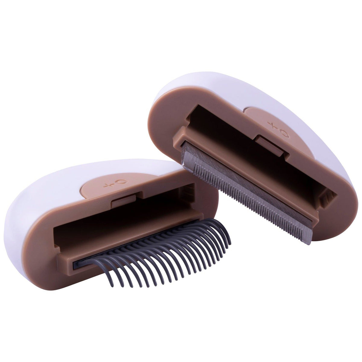 2-in-1 Travel Dog Comb and Deshedder with Connecting Design