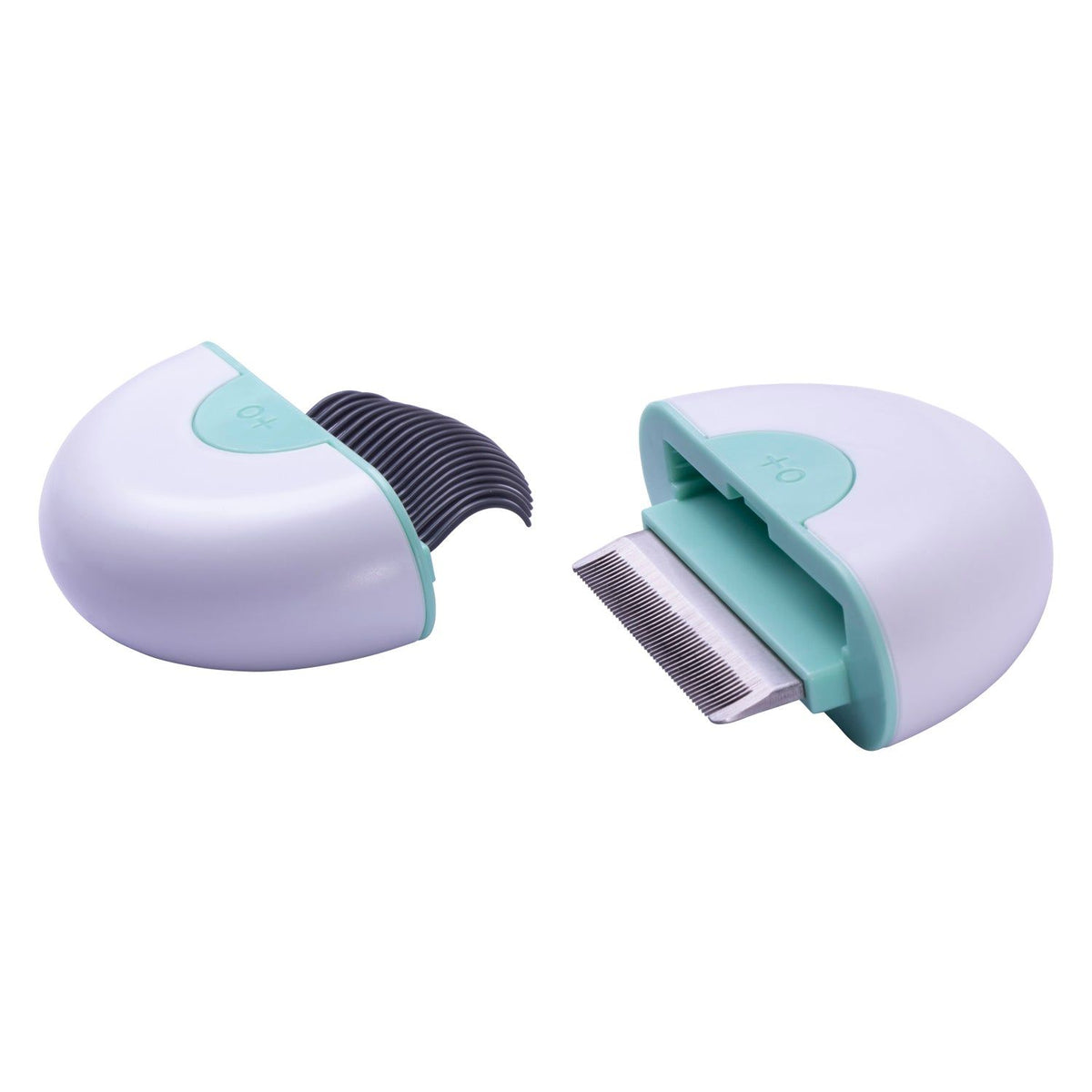 2-in-1 Travel Dog Comb and Deshedder with Connecting Design