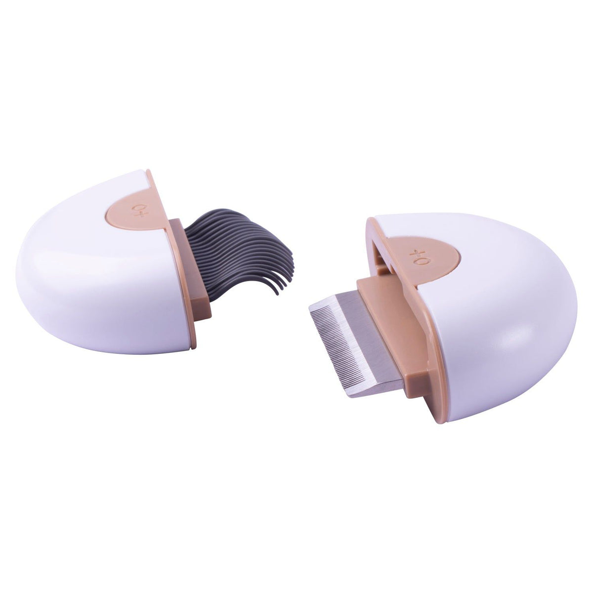 2-in-1 Travel Dog Comb and Deshedder with Connecting Design