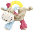 Cute Cow Plush Teething Toy with Squeaker for Puppies and Kittens