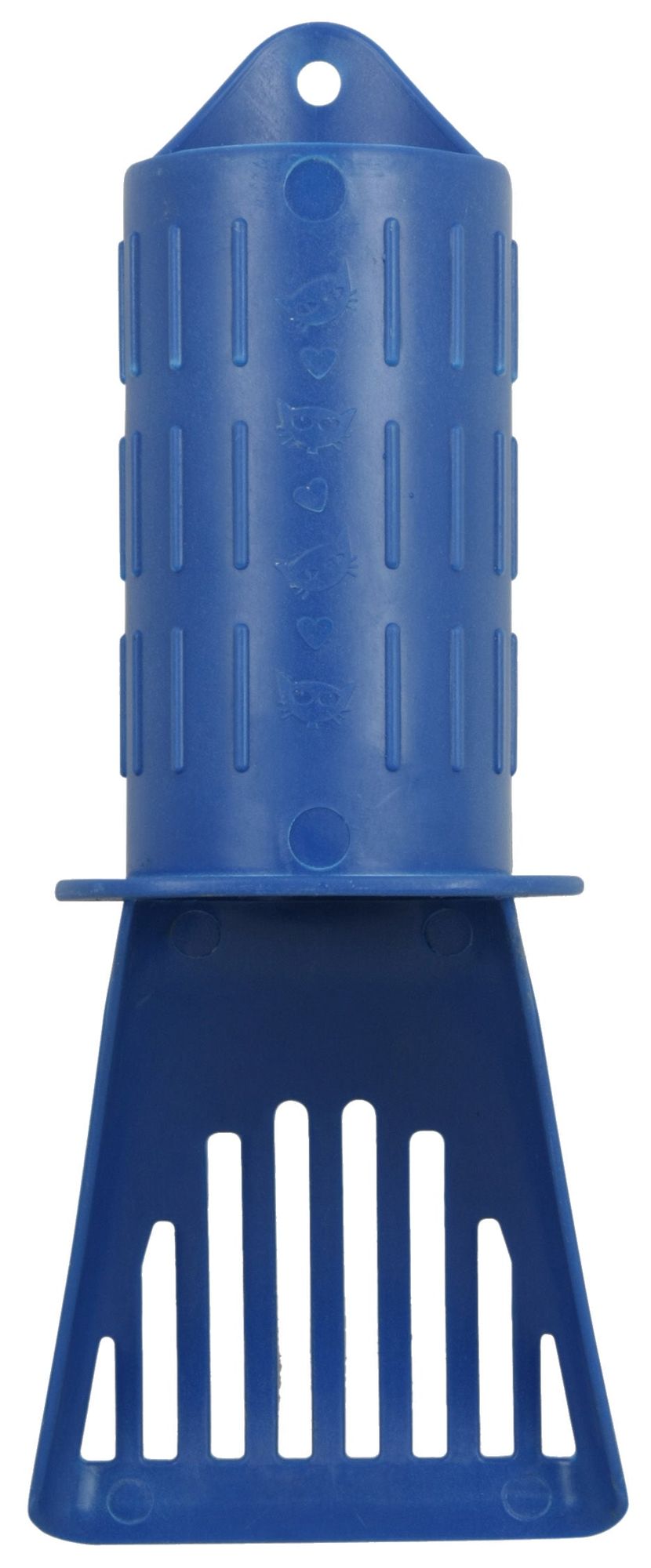 Bag-Holding Litter Scooper for Clumps and Waste Bags