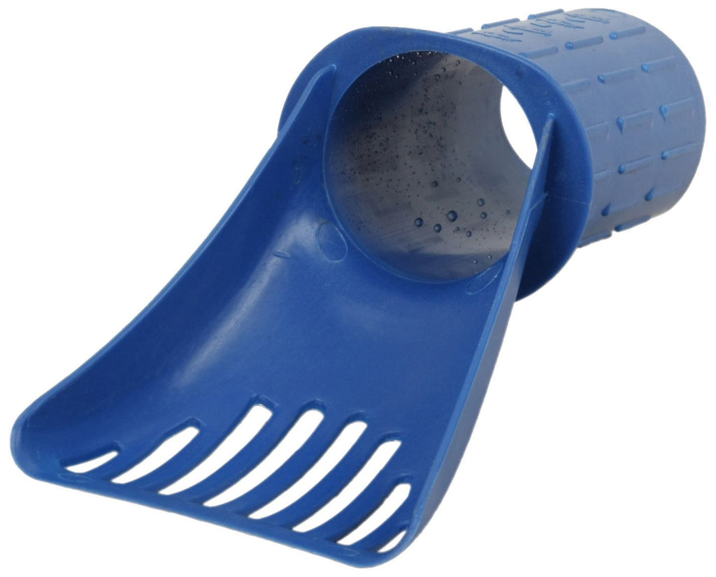 Bag-Holding Litter Scooper for Clumps and Waste Bags