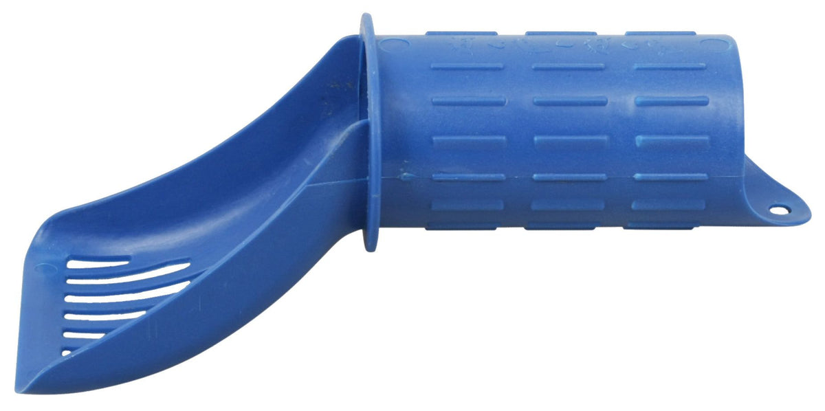 Bag-Holding Litter Scooper for Clumps and Waste Bags