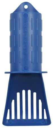Bag-Holding Litter Scooper for Clumps and Waste Bags