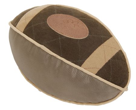 everyday Plush Football Dog Toy with Squeaker