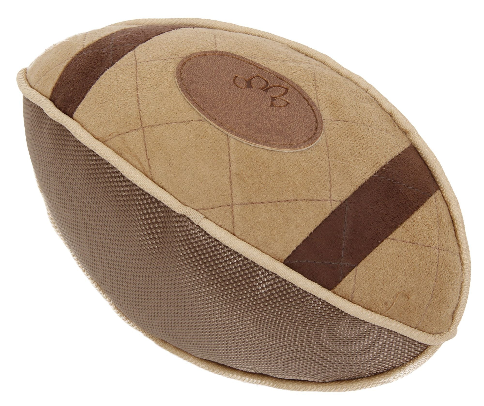everyday Plush Football Dog Toy with Squeaker