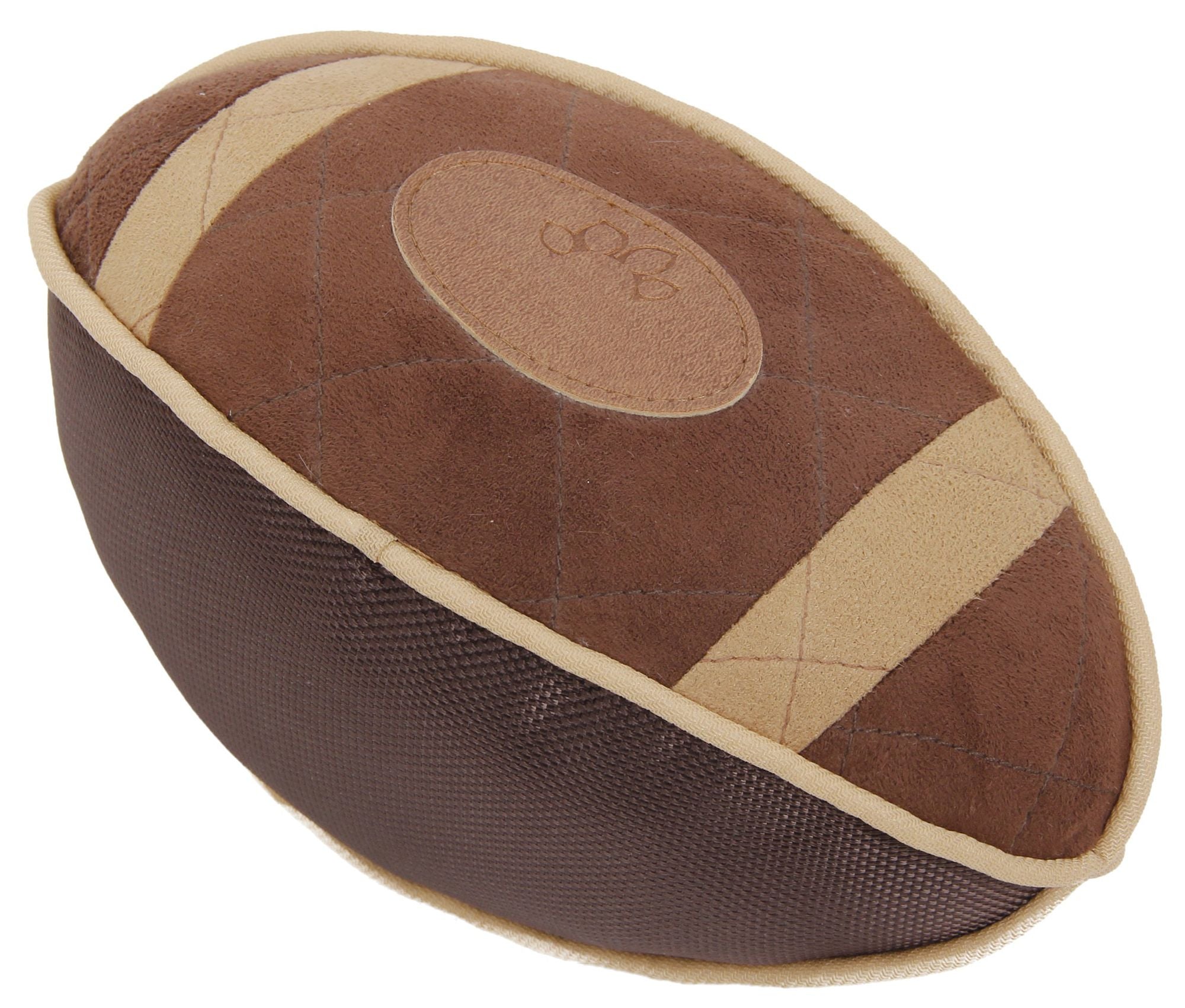 everyday Plush Football Dog Toy with Squeaker