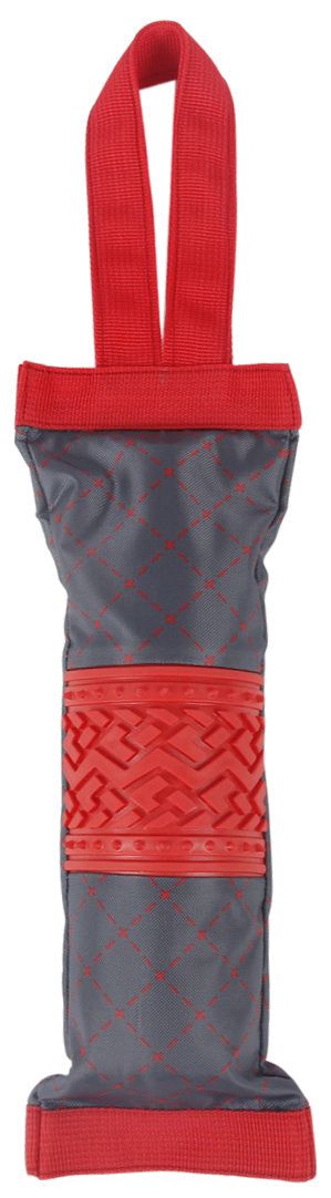 Water Bottle Insert Crackling Dog Toy with Loop Tug Handle
