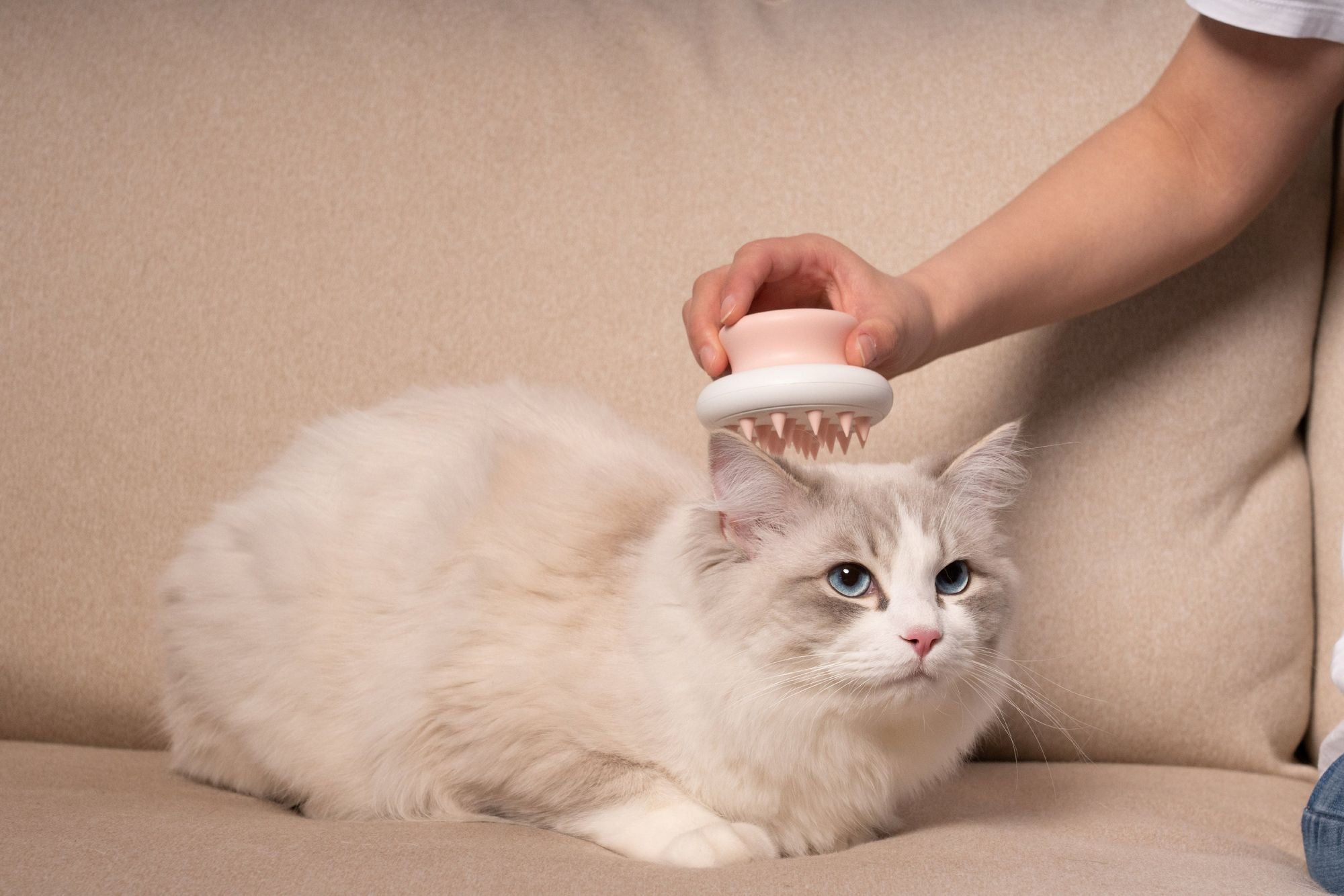 Pet Life Scwubba Handheld Pet Comb for Bathing, Brushing & Massage
