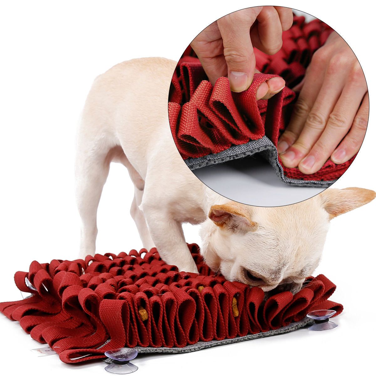 Sniffer Grip Interactive Snuffle Mat with Suction Grips