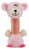 Plush and Chew-focused Squeaking Teething Toy for Newborn Pets