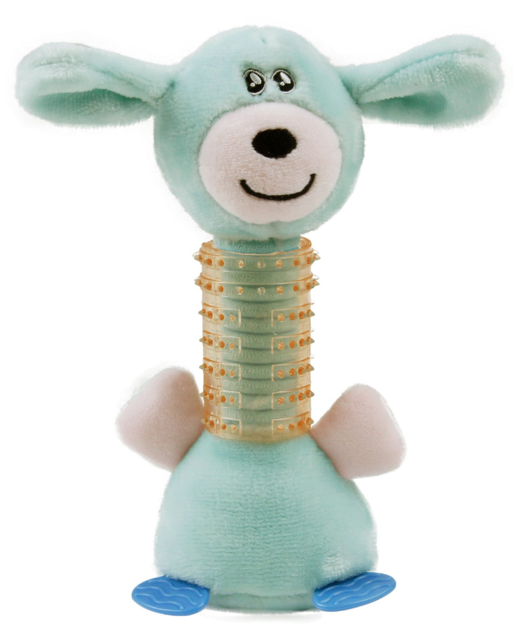Plush and Chew-focused Squeaking Teething Toy for Newborn Pets