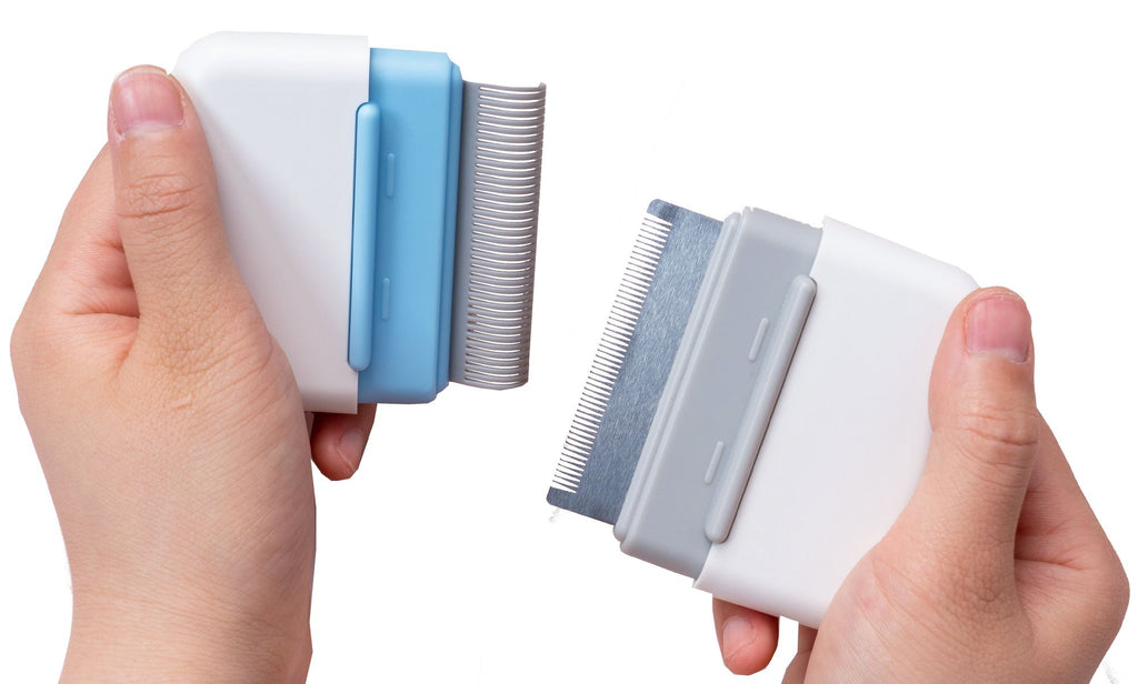 2-in-1 Undercoat Rake and Stainless Steel Travel Pet Comb