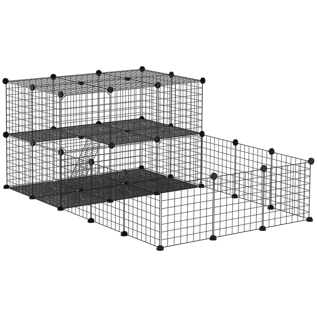 PawHut Pet Playpen with Door for Guinea Pigs and Chinchillas