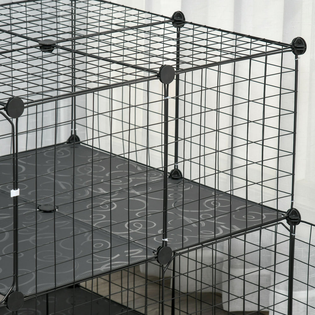 PawHut Pet Playpen with Door for Guinea Pigs and Chinchillas