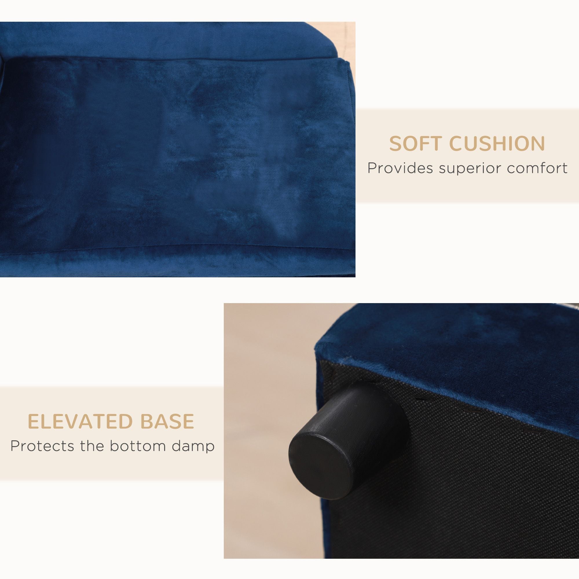 Cozy Pet Sofa Bed with Hidden Storage – Perfect for Small Dogs & Cats
