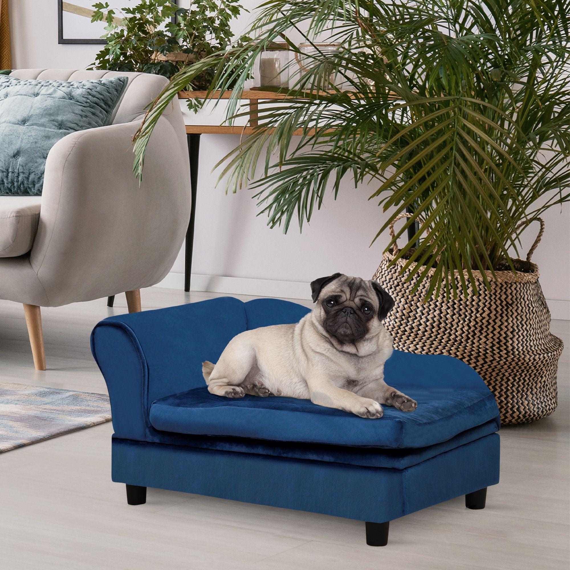 Cozy Pet Sofa Bed with Hidden Storage – Perfect for Small Dogs & Cats