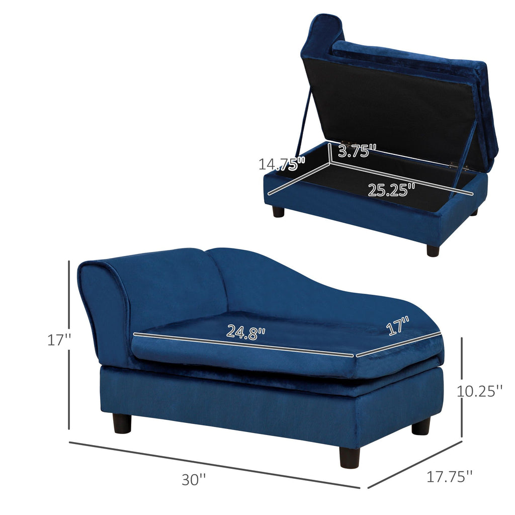 Cozy Pet Sofa Bed with Hidden Storage – Perfect for Small Dogs & Cats