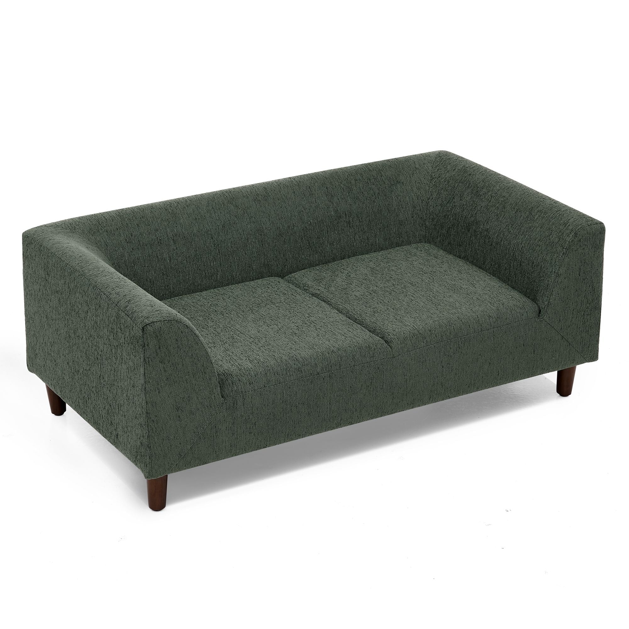 Give Your Pup Their Own Cozy Olive Green Sofa with Backrest & Armrests