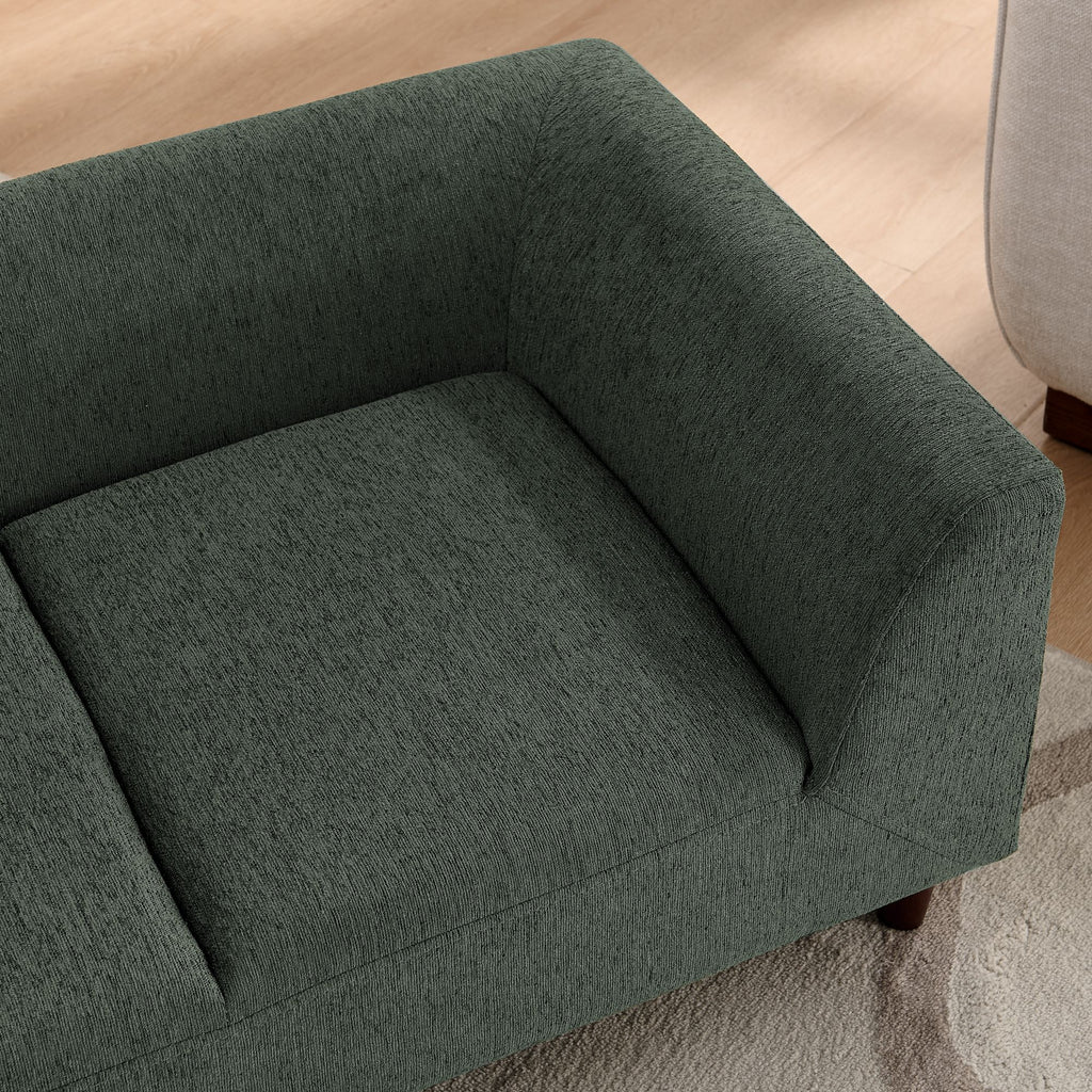 Give Your Pup Their Own Cozy Olive Green Sofa with Backrest & Armrests