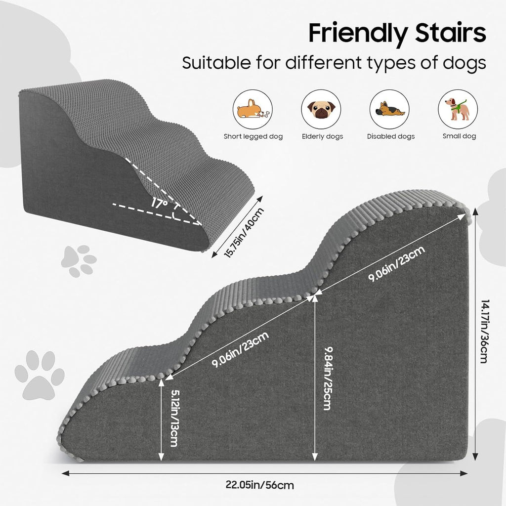 Non-Slip Pet Stairs for Safe Climbing