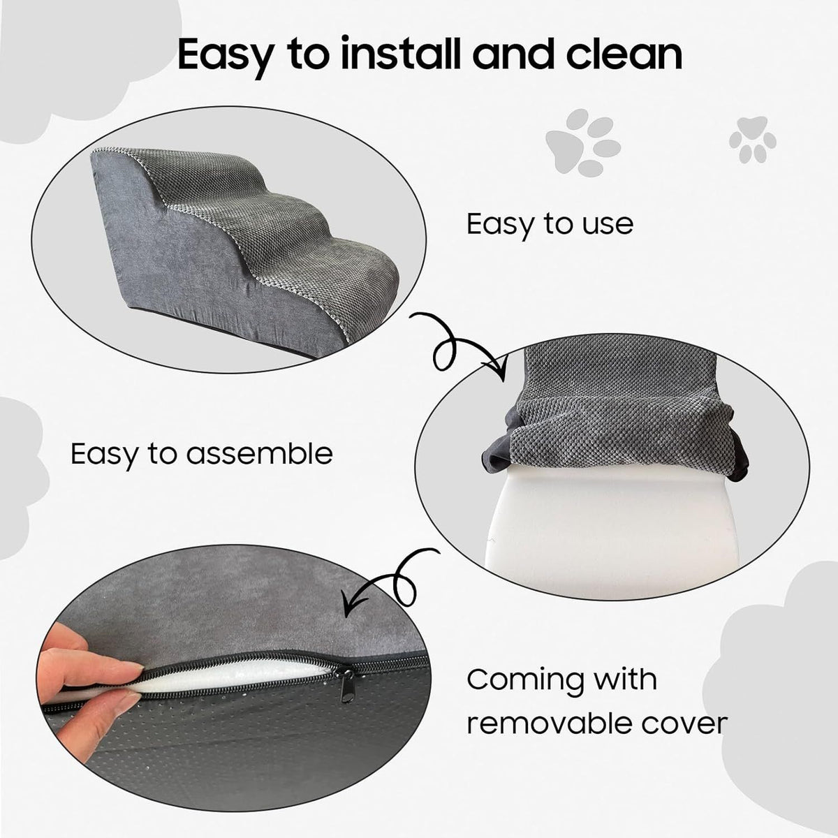 Non-Slip Pet Stairs for Safe Climbing