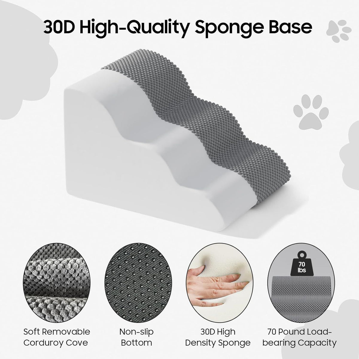 Non-Slip Pet Stairs for Safe Climbing