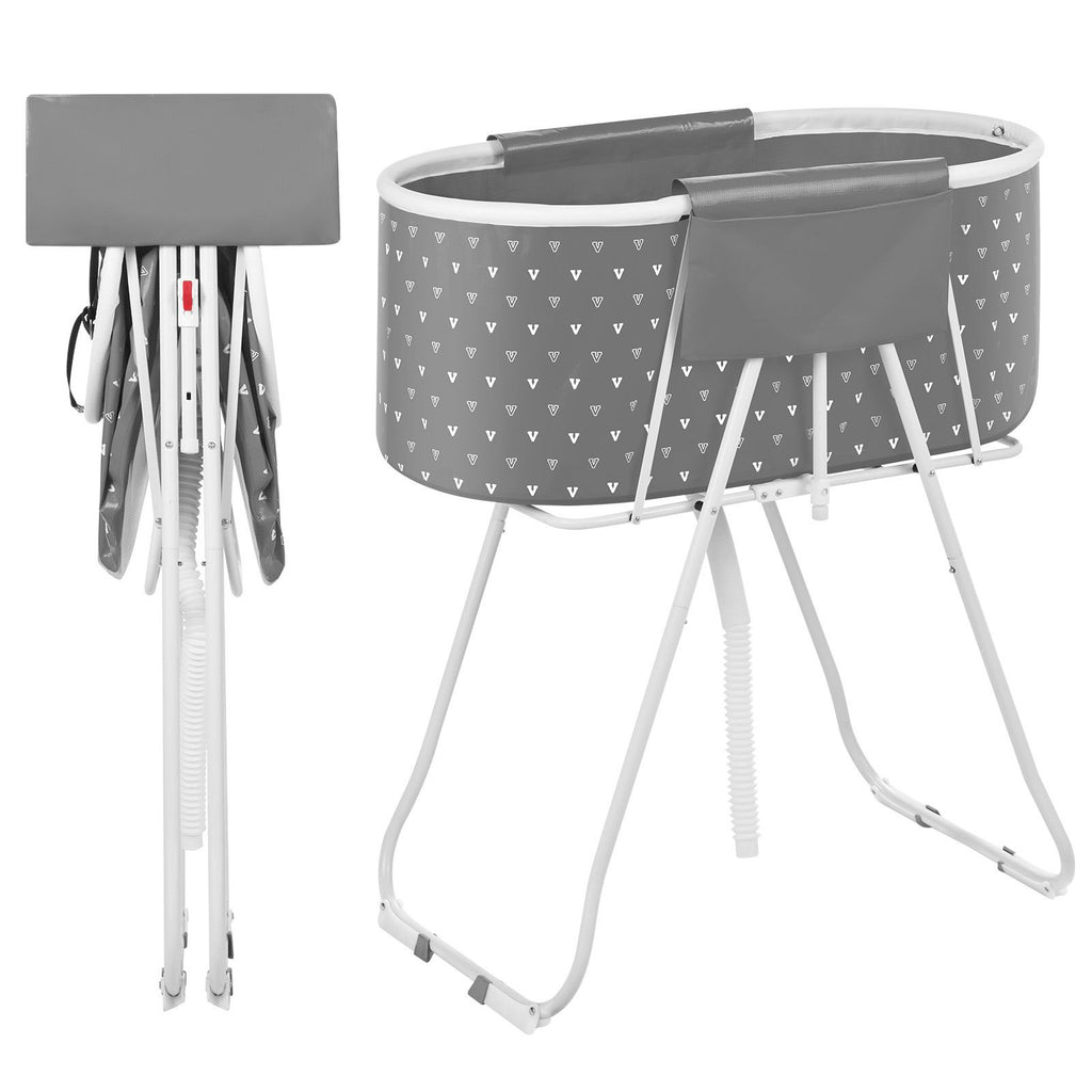 Bathe Your Pet Without the Back Pain – Foldable, Elevated Dog Bathtub